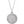 Load image into Gallery viewer, Circle Signet Diamond Halo Necklace
