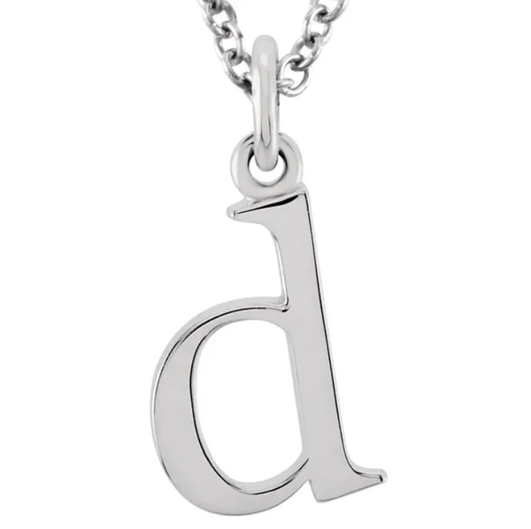 Alphabet Lowercase Letter Necklace